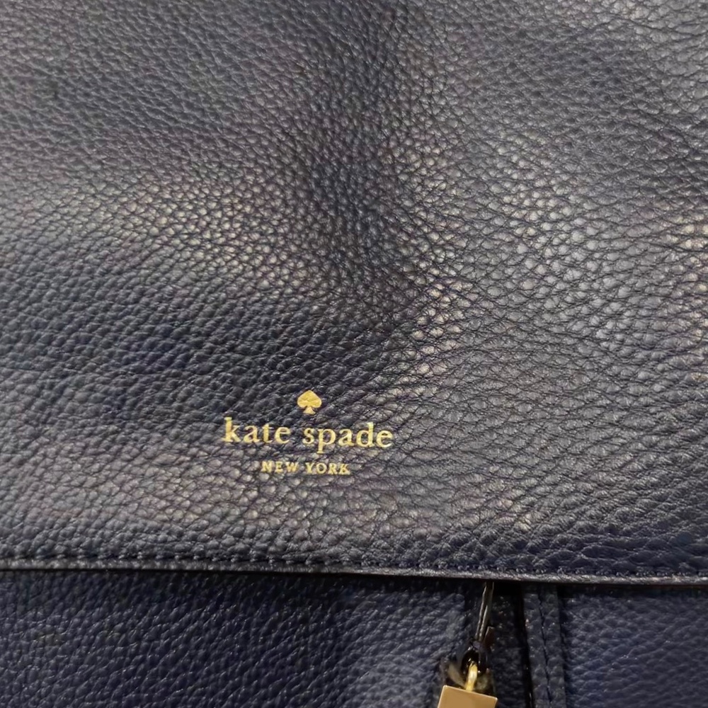 Kate Spade Wilder Grey Street Large Pebble Backpack - Picture 2 of 7